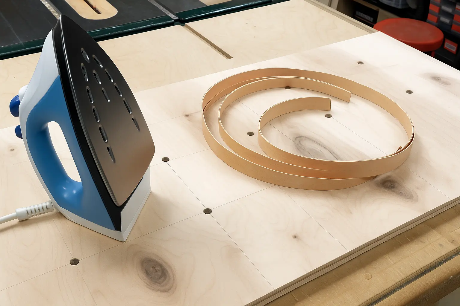 Trimming edge banding